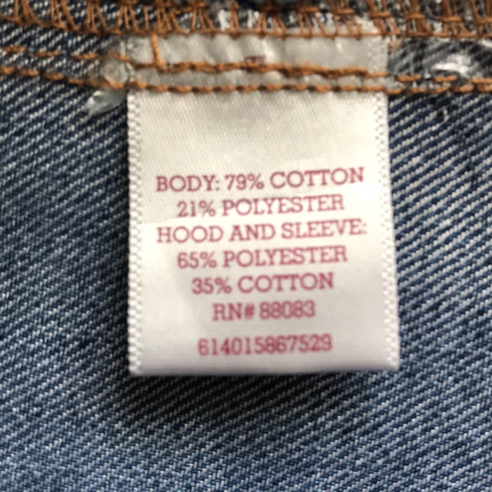 XS Cropped Jean Jacket - Picture 4 of 4